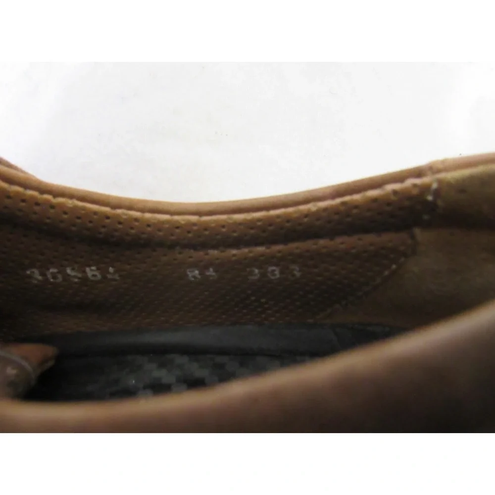Michael Toschi GX Golf Leather Mesh Shoes Brown Red Sole Size 8.5 Men's‎